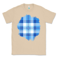 Mushroom Winter Tartan Patch Classic Tee - BundleAndBundleShop