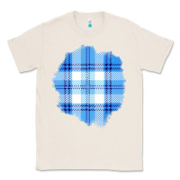 Natural Winter Tartan Patch Classic Tee - BundleAndBundleShop