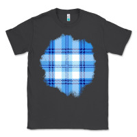 Smoke Winter Tartan Patch Classic Tee - BundleAndBundleShop