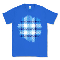 True Royal Winter Tartan Patch Classic Tee - BundleAndBundleShop