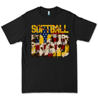 Black softball dad Premium Tee - Jasminsmagicworld