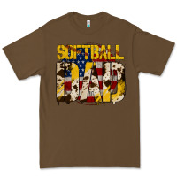 Cacao softball dad Premium Tee - Jasminsmagicworld