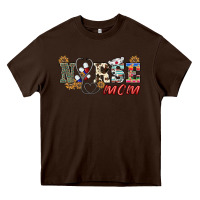Chocolate Brown western nurse mom Heavy Core Tee - BarkalooDesign