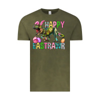 Vintage Olive Happy Eastrawr Easter Vintage Tee - BundleAndBundleShop