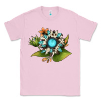 Bubblegum Pink gemstone sunflower Classic Tee - JahusDesignShop