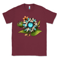 Burgundy gemstone sunflower Classic Tee - JahusDesignShop