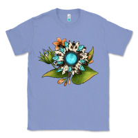 Colony Blue gemstone sunflower Classic Tee - JahusDesignShop