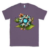 Lavender gemstone sunflower Classic Tee - JahusDesignShop