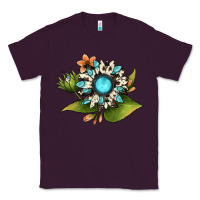 Plum gemstone sunflower Classic Tee - JahusDesignShop