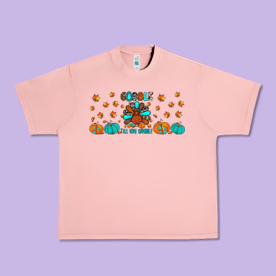 Gobble Till You Wobble Urban Heavy Tee Designed By Jahusdesignshop