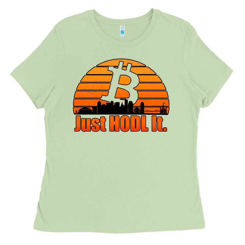 Just Hodl It New Orleans Skyline Retro Sunset Ladies Tee by Jasminsmagicworld | Teevron