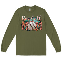 Army Green Baseball Mom Long Sleeve Tee - Bettercallsaul