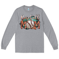 Heather Grey Baseball Mom Long Sleeve Tee - Bettercallsaul