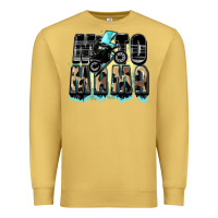 Antique Gold Moto mama Mother's Day Premium Sweatshirt - FaDigitalArtStudio