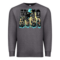 Charcoal Heather Moto mama Mother's Day Premium Sweatshirt - FaDigitalArtStudio