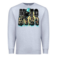 Heather Grey Moto mama Mother's Day Premium Sweatshirt - FaDigitalArtStudio