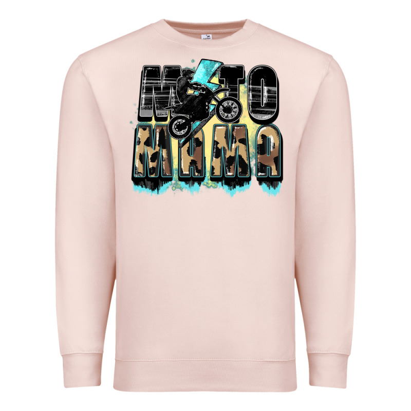 Moto Mama Mother's Day Premium Sweatshirt by FaDigitalArtStudio | Teevron
