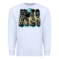 White Moto mama Mother's Day Premium Sweatshirt - FaDigitalArtStudio