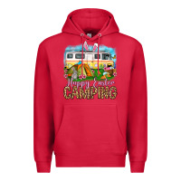 Cardinal Happy Easter camping Premium Hoodie - OliviaCreatesArt