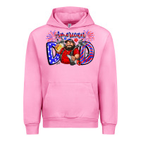 Fuchsia Pink american dod Urban Hoodie - CowhideDigitalArt