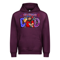 Mauve Wine american dod Urban Hoodie - CowhideDigitalArt