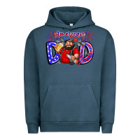 Pigment Midnight Navy american dod Urban Hoodie - CowhideDigitalArt