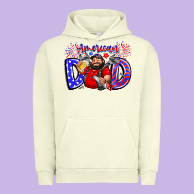 American Dod Urban Hoodie Designed By Cowhidedigitalart