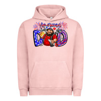 Pigment Salmon american dod Urban Hoodie - CowhideDigitalArt