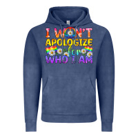 Vintage Denim LGBTQ I Won't Apologize For Who I Am Vintage Hoodie - BundleAndBundleShop