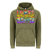 Vintage Olive LGBTQ I Won't Apologize For Who I Am Vintage Hoodie - BundleAndBundleShop