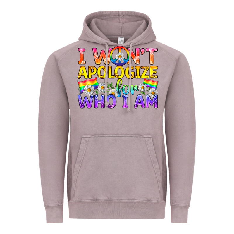 Lgbtq I Won't Apologize For Who I Am Vintage Hoodie by BundleAndBundleShop | Teevron