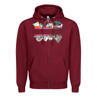 Burgundy custom name nurse Zipper Hoodie - CowGirlArtShop