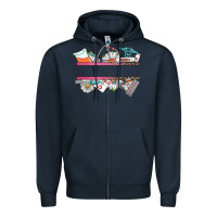 Navy custom name nurse Zipper Hoodie - CowGirlArtShop