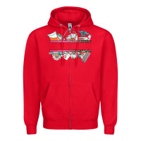 Red custom name nurse Zipper Hoodie - CowGirlArtShop