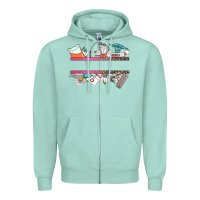 Seafoam custom name nurse Zipper Hoodie - CowGirlArtShop