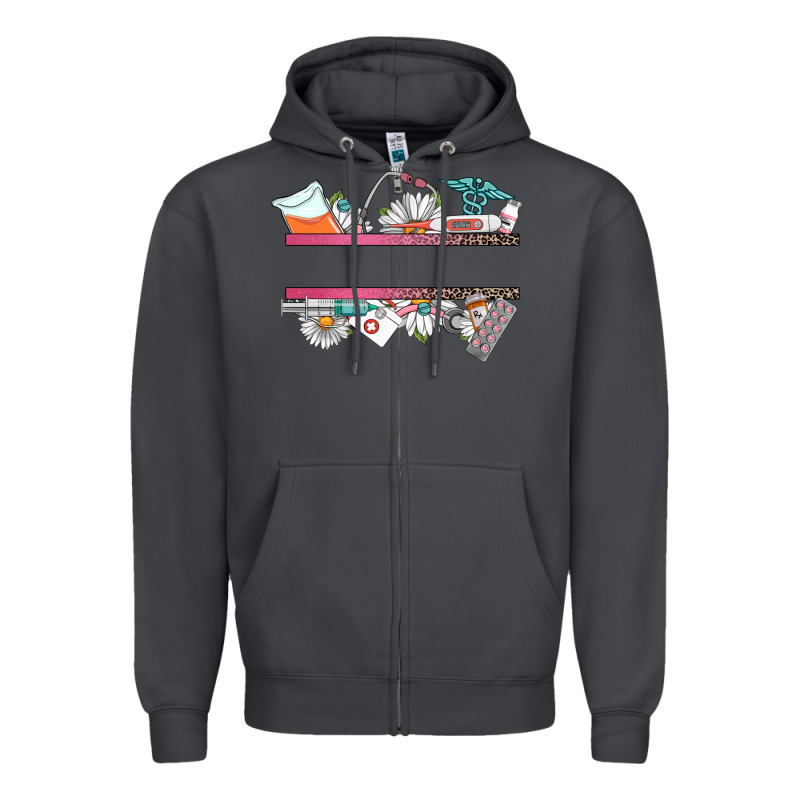 Custom Name Nurse Zipper Hoodie by CowGirlArtShop | Teevron