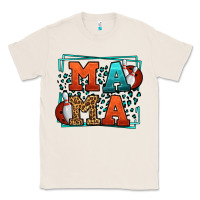 Natural Bowling mama leopard frame Mother's Day Classic Tee - LillyAllenDesigns