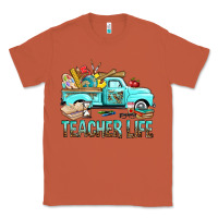 Copper Teacher Life With Truck Classic Tee - BundleAndBundleShop