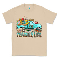 Mushroom Teacher Life With Truck Classic Tee - BundleAndBundleShop