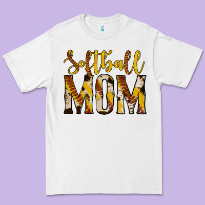 Softball Mom Premium Tee Designed By Jasminsmagicworld
