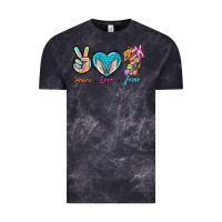 Cloud Black Peace Love Easter Jesus Vintage Tee - BundleAndBundleShop