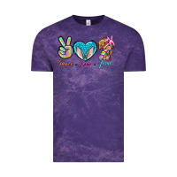 Cloud Purple Peace Love Easter Jesus Vintage Tee - BundleAndBundleShop