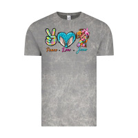 Cloud Rock Peace Love Easter Jesus Vintage Tee - BundleAndBundleShop