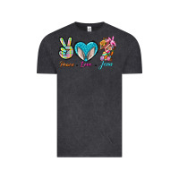 Vintage Black Peace Love Easter Jesus Vintage Tee - BundleAndBundleShop