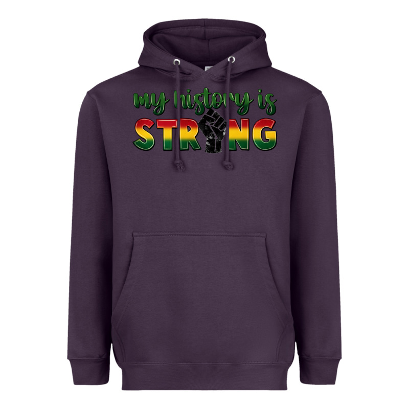 My History Is Strong Heavyweight Hoodie by FaDigitalArtStudio | Teevron