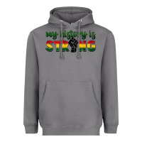 Storm My history is strong Heavyweight Hoodie - FaDigitalArtStudio