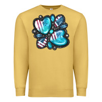Antique Gold American gemstone Premium Sweatshirt - FaDigitalArtStudio