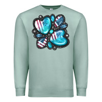 Seafoam American gemstone Premium Sweatshirt - FaDigitalArtStudio