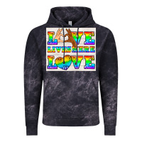 Cloud Black Western LGBTQ+ Love Lives Here Tumbler Vintage Hoodie - BundleAndBundleShop
