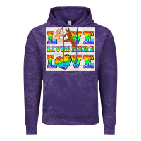 Western Lgbtq+ Love Lives Here Tumbler Vintage Hoodie | Teevron